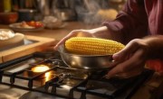 集成灶轻松烤出美味苞米攻略
