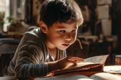 小孩哥1比1手搓语文书，揭秘独家学习方法！