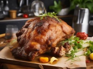 空气能炸锅烤猪蹄食谱，轻松学会在家做美味佳肴