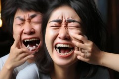 马丽沈腾互动引热议：假牙咬脸疼还是掐脸疼？