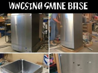 不锈钢自制洗衣机底座设计教程