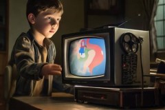 13岁男孩2小时搓出爱国电视机，创奇迹！