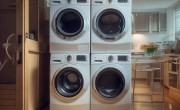 洗衣机烘干机叠放防震技巧，轻松解决震动问题