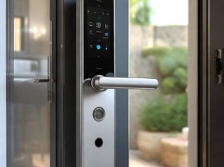 小益指纹锁400服务上门阐释%指纹锁面部识别：新一代智能门锁安全体验升级