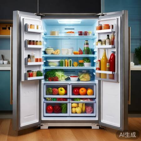 冰箱宽敞,分区人性化