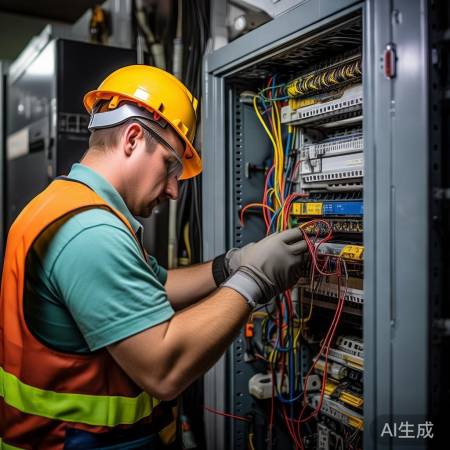 连接接地线步骤