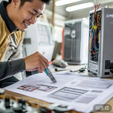 美的空调电控盒安装，乐高般简单