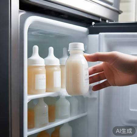 冷藏降温后冷冻母乳