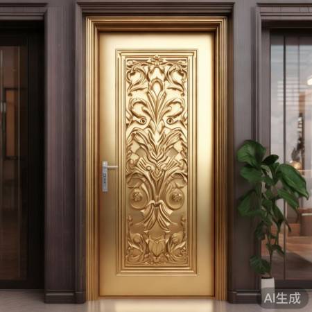 选门框材质，雕花风格，看颜色开