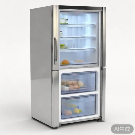 冰箱设计人性化，分类收纳方便