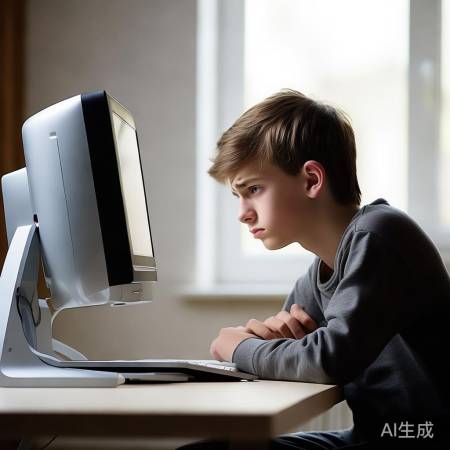 观看姿势不当,眼睛不适