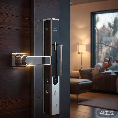 “指纹锁远程控制,安心出行”