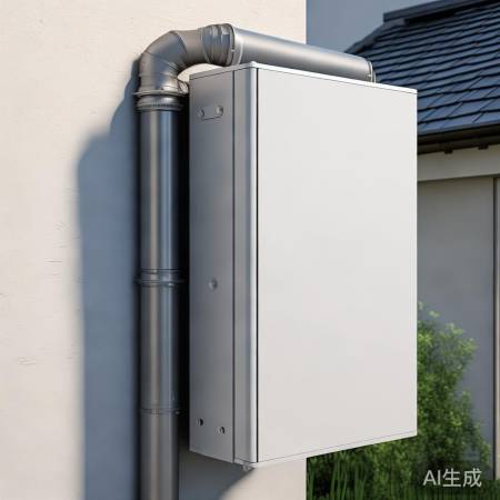 排烟筒宜室外近炉,倾斜5度