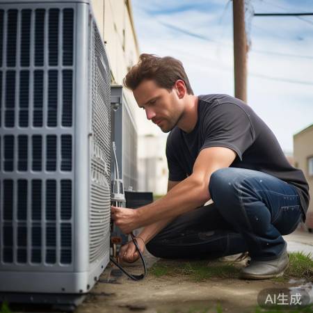 “空调漏水,冷静关闭电源,清理