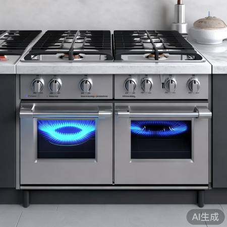 樱花燃气灶:直排高效,侧排速烹