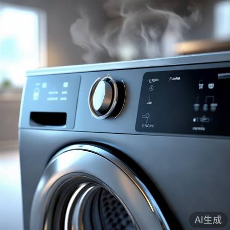 智能洗衣机，一键搞定洗衣