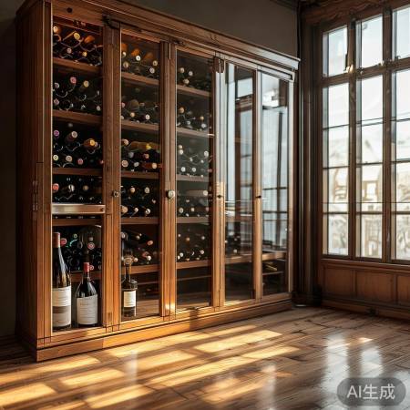 书房红酒柜,小资布局