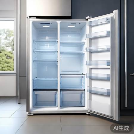 美的458冰箱,空间大分区明