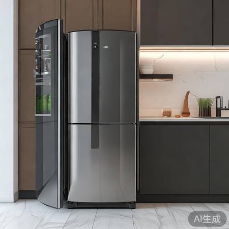 美的458冰箱:外观独特,静音