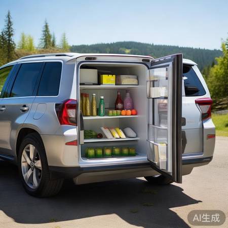 新汉兰达车载冰箱，旅途保鲜神器