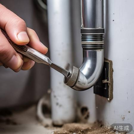 “拧下排水管螺丝,耐心等待”