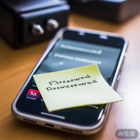密码保存在纸条或手机备忘录