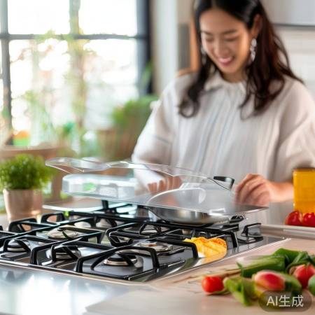 “扬子燃气灶，安全烹饪生活”