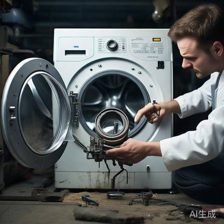 洗衣机噪音大,需修轴承