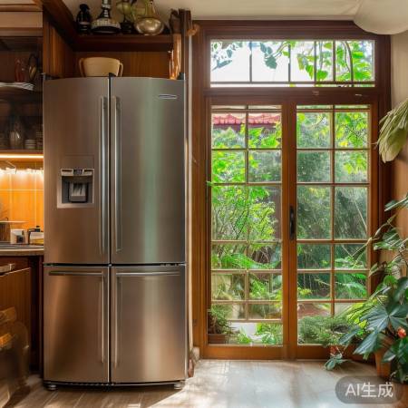风水:冰箱忌南放,避对门