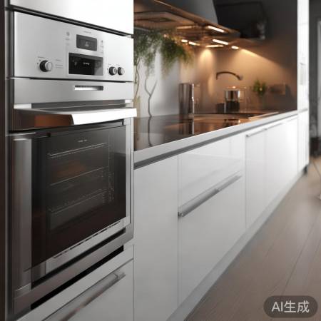 集成灶靠墙装，省空间又清爽