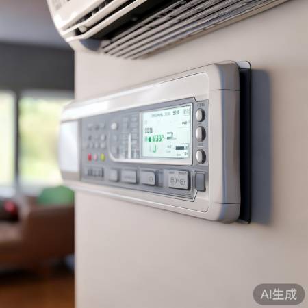 中央空调开关在客厅/卧室墙上