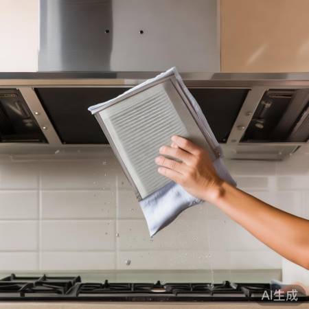 抽油烟机油污，烹饪后即擦除
