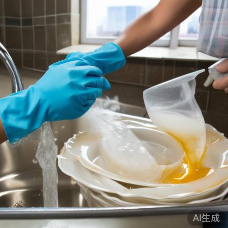 白醋喷油污，油污轻松除