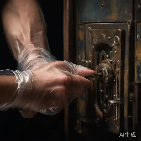 检查锁体，尝试解锁