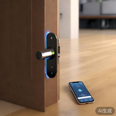 智能锁,一键锁门,多种解锁