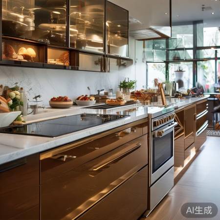 集成灶橱柜,厨房美又实用