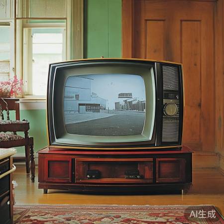 老式电视，复古氛围独特