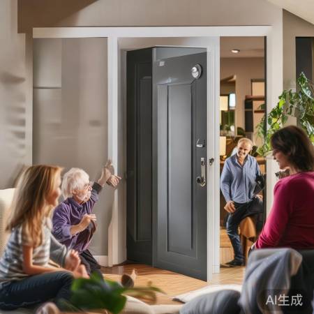 防盗门距离墙面标准及选购技巧