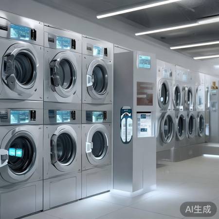 “手机APP操作，共享洗衣机便