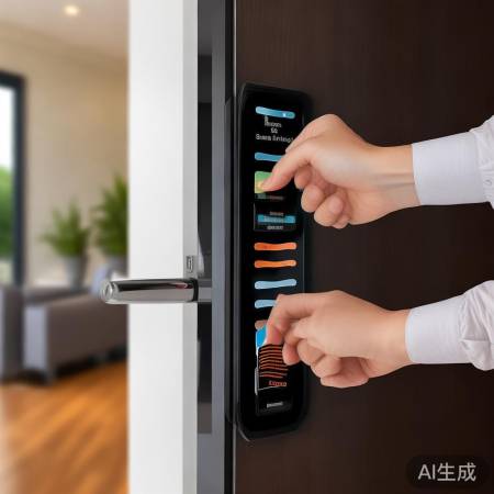 智能锁卡权限多,安全系数高