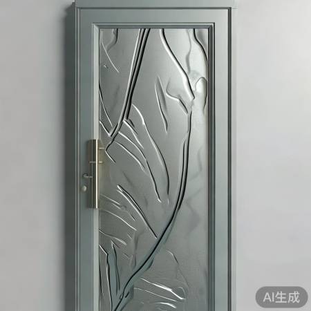 荷叶防盗门，防滑美观