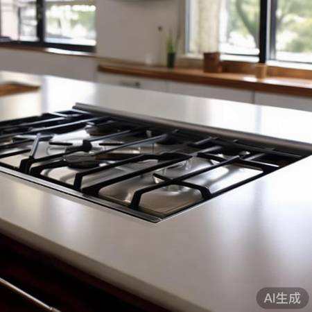 简约一体化灶台，整洁大方