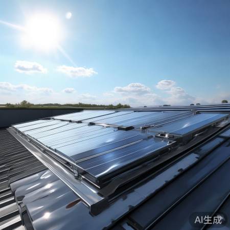 太阳能热水器，屋顶阳光佳