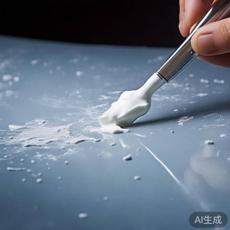 牙膏修复划痕，效果显著。