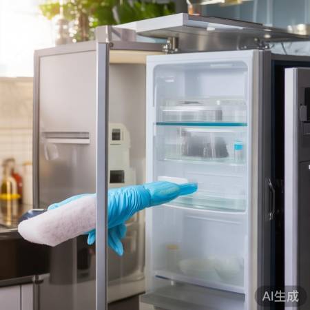 冰箱清洁,断电擦拭,检查制冷