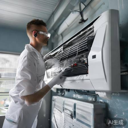 “空调定期清洗,健康凉爽两不误