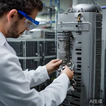 检查外机内部水管