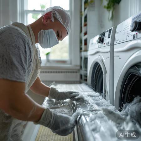 洗衣机清洁注意断电通风