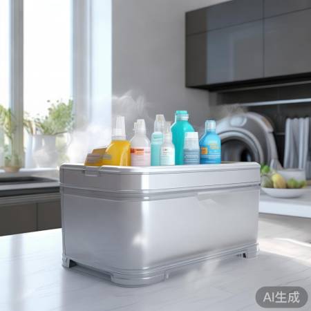 “防潮防尘洗衣机盒，延长洗涤用