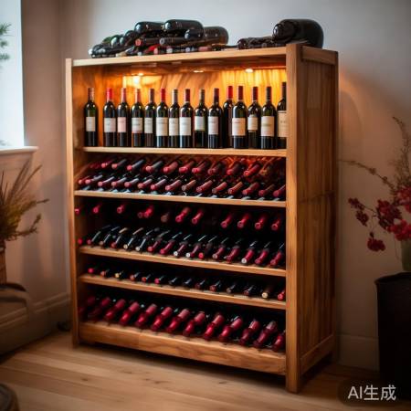 红酒架变身个性酒柜